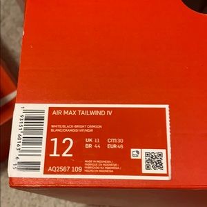 Nike air Max tailwind IV